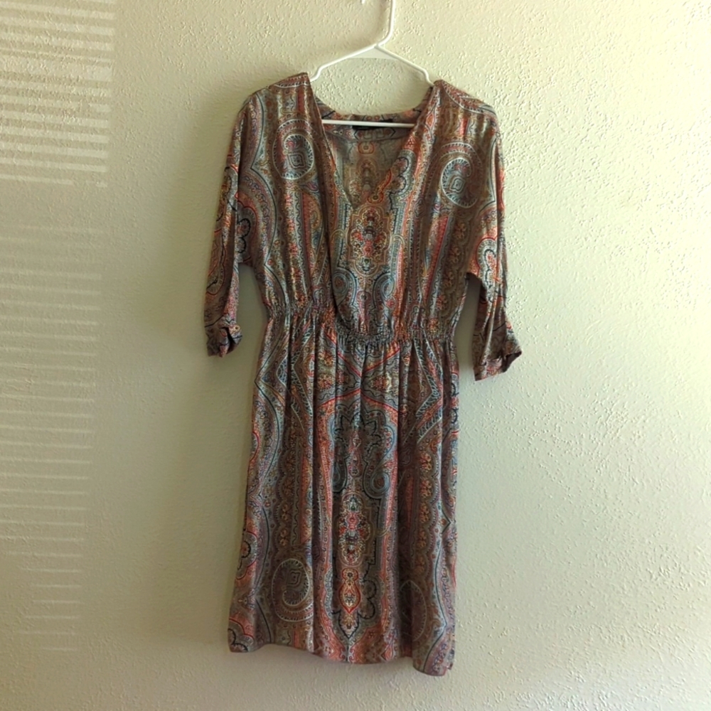 Zara paisley dress